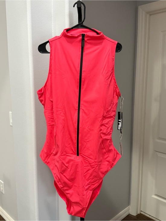 Ta3 Other - TA3 Sleeveless Surfy One Piece Hot Coral 4X XLong NWT Sculpt Swim